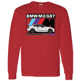 BMW M2 G87 M-stripes Long Sleeve T-shirt
