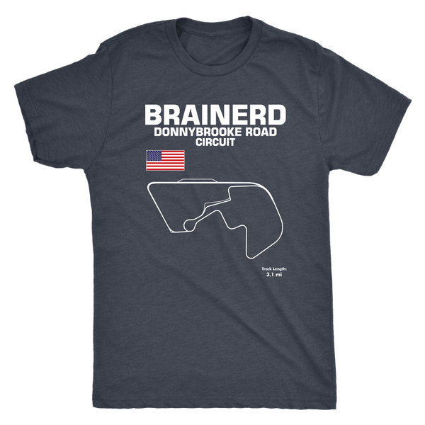 Brainerd Donnybrooke Road Course Track Outline Series T-shirt or Hoodie