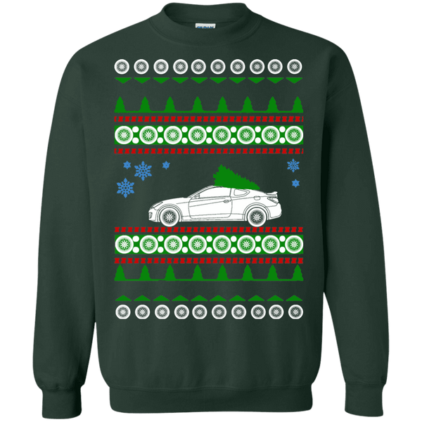 hyundai genesis coupe ugly christmas sweater