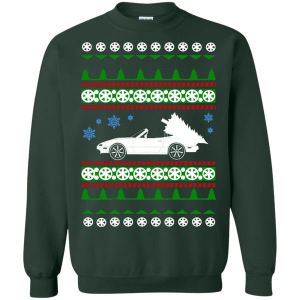 Mazda Miata Ugly Christmas Sweater crewneck NA sweatshirt