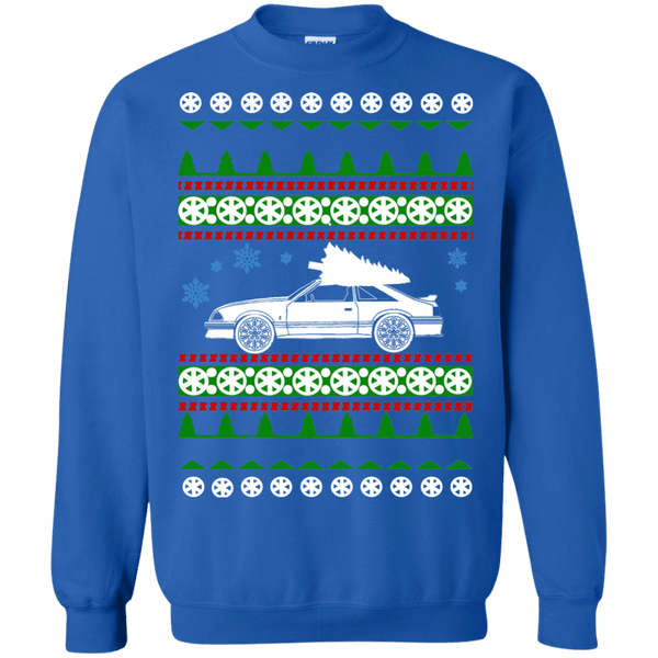 Ford Mustang FoxBody 1980s Ugly Christmas Sweater sweatshirt