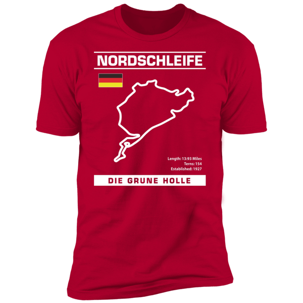 Nordschleife Die Grune Holle Track T-shirt Red