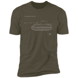 Tiger Tank Blueprint t-shirt