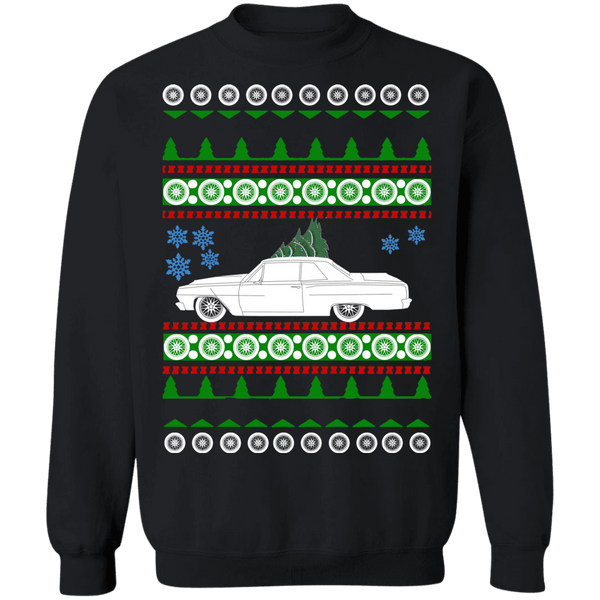 1965 Chevy Chevelle Malibu Ugly Christmas Sweater 1st generation