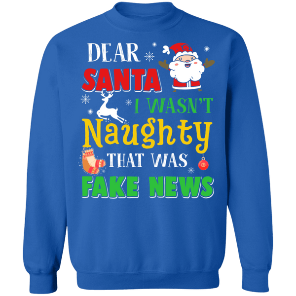 Santa is fake news on sale sweater