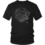 Engine Blueprint Series S65 V8 T-shirt and Hoodie BMW