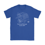 LS Engine Hurting Feelings Since 1997 V8 GM Engine Blueprint t-shirt ver. 2