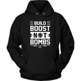 Build Boost Turbo Sweatshirt hoodie black or navy