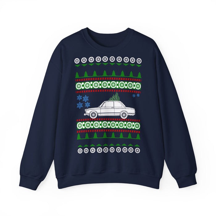 BMW 2002ti Ugly Christmas Sweater Sweatshirt Jumper for European Customers Only--prints and ships from within Germany