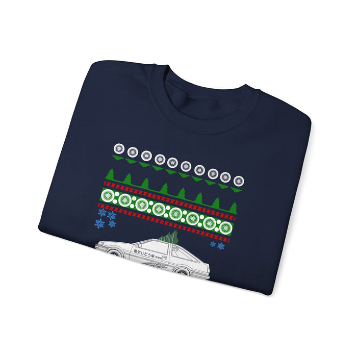 AE86 Hatchback Ugly Christmas Sweater Sweatshirt for UK customers ONLY--item prints and ships from within the UK