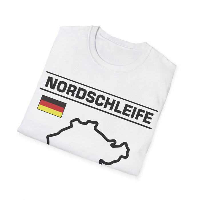 Nordschleife Die Grune Holle Track Outline T-shirt for customers residing in Australia or New Zealand ONLY---prints and ships from Australia