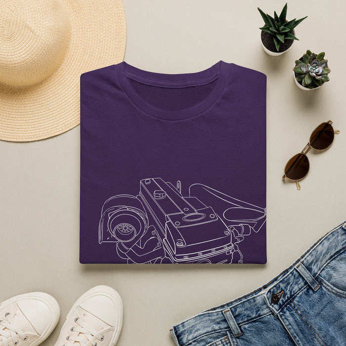 Barra Engine Outline T-shirt for Australian and New Zealand Customers ONLY---This shirts prints and ships from Australia