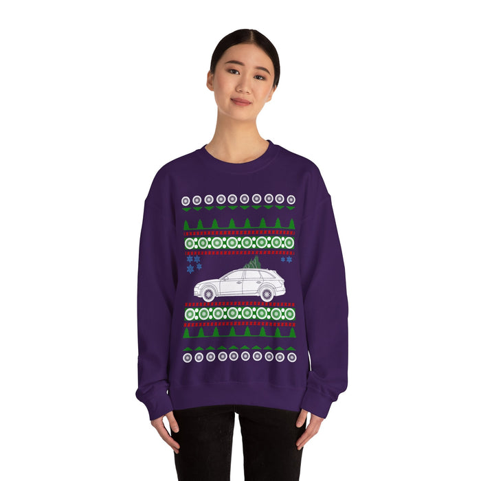 German Wagon like a 2017 A4 Allroad Ugly Christmas Sweater for UK Customers ONLY--Will print and ship from within the UK