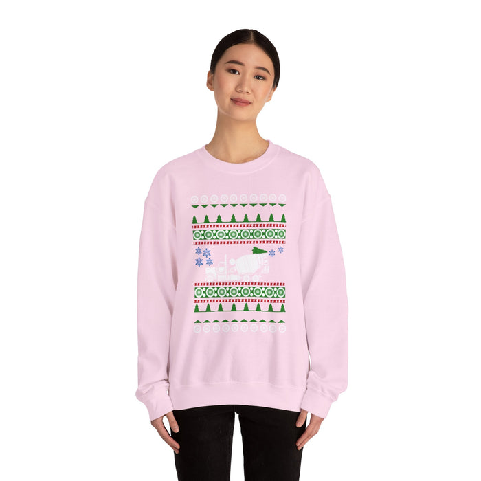 Cement Mixer Truck Ugly Christmas Sweater For Canadian Customers ONLY---Prints and ships from within Canada--more colors