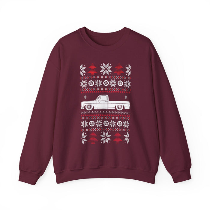 C10 Truck Ugly Christmas Sweater Sweatshirt for Canadian Customers ONLY--Prints and ships from within Canada v2