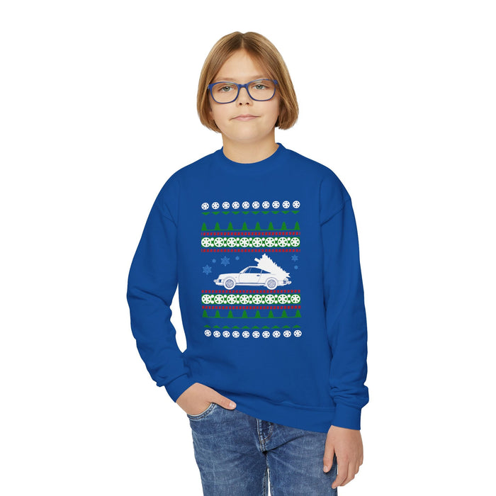 Youth 911 930 Turbo Ugly Christmas Sweater Sweatshirt