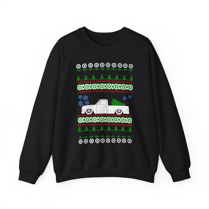 C-10 Fleetside 1971 Pick Up Truck Ugly Christmas Sweater for Canadian Customers ONLY--Prints and ships from within Canada