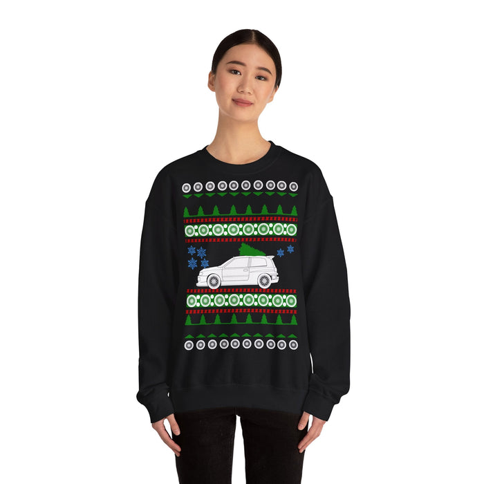 Nissan Pulsar Sunny GTI-R Ugly Christmas Sweater Sweatshirt for customers in EUROPE ONLY---This shirt prints and ships from Germany