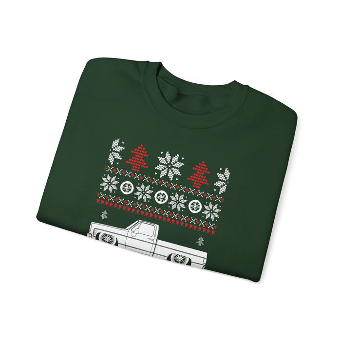 C10 Truck Ugly Christmas Sweater Sweatshirt for Canadian Customers ONLY--Prints and ships from within Canada v2