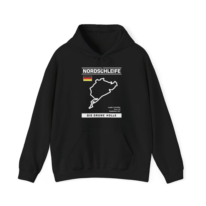 Die Grune Holle Nordschleife Nurburgring Hoodie for European Customers ONLY---this item prints and ships from within Europe