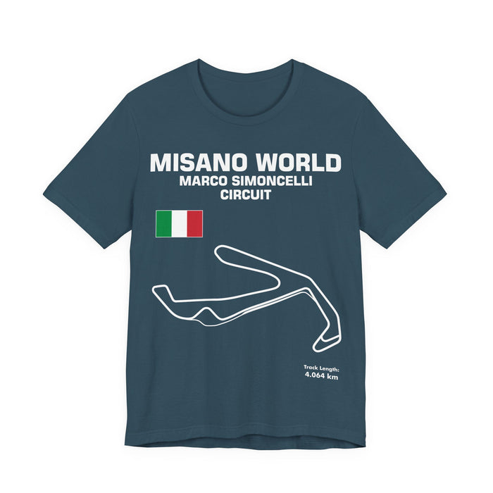 Track Outline Misano World Circuit for UK Customers ONLY--Prints and ships from the UK.