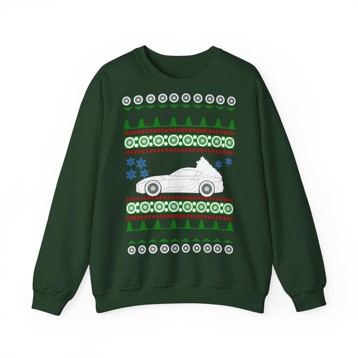 Toyota Supra MK5 Ugly Christmas Sweater Jumper for European Customers ONLY---This item prints and ships from within Europe