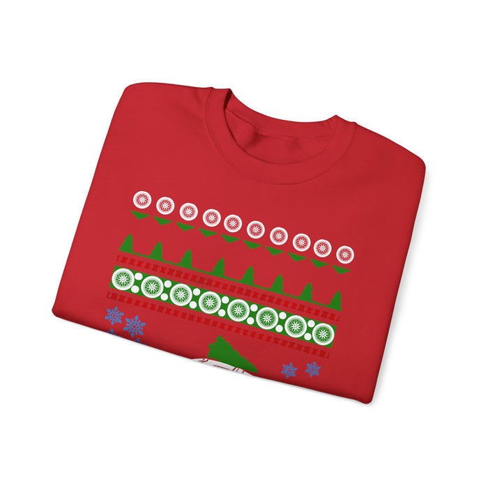 Car similar to a Toyota Sera Ugly Christmas Sweater Jumper for UK customers ONLY---Prints and ships from within the UK