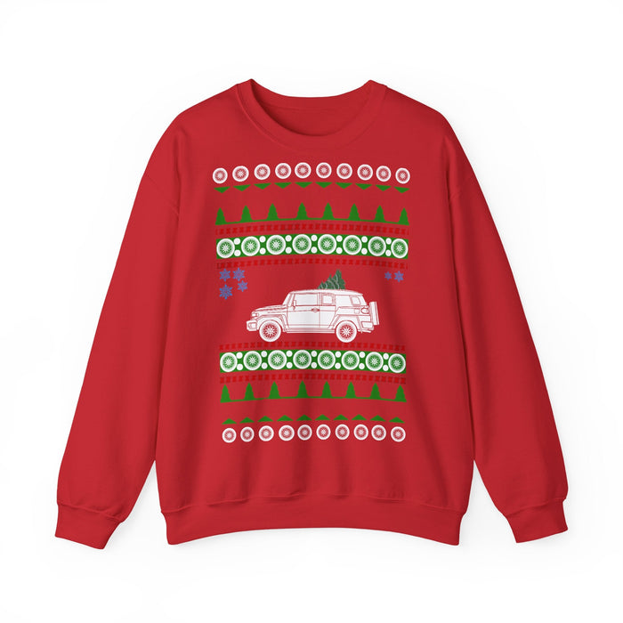 FJ Cruiser Ugly Christmas Sweater Sweatshirt for European Customers ONLY--This item prints and ships from within Europe