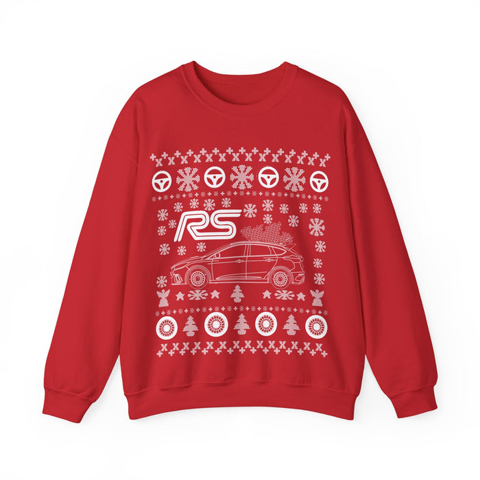 Focus RS 2018+ Ugly christmas Sweater for UK customers ONLY---Prints and ships from within the UK