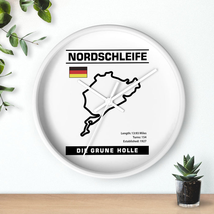 Die Grune Holle Nordschleife Nurburgring Wall Clock