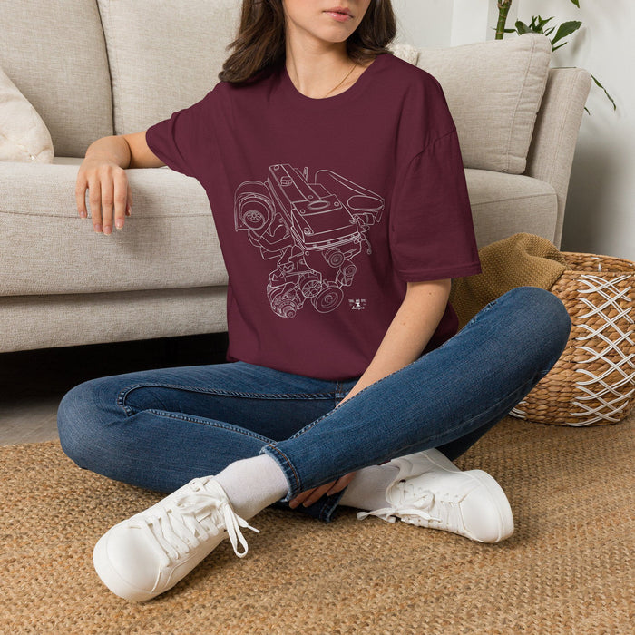 Barra Engine Outline T-shirt for Australian and New Zealand Customers ONLY---This shirts prints and ships from Australia