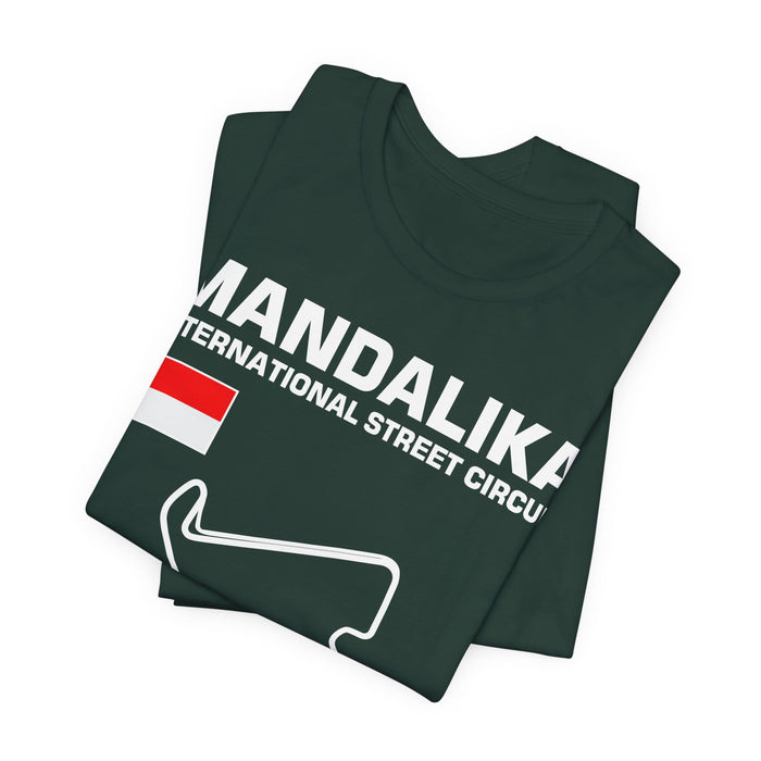 Mandalika International Street Circuit Track Outline T-shirt for European Customers ONLY-- this item prints and ships from within Europe