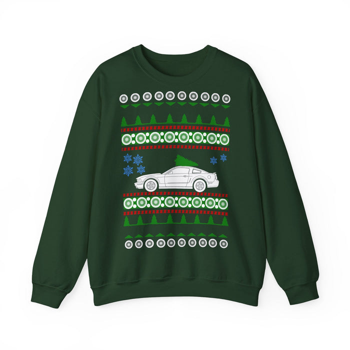 2011 5th Gen Mustang Ugly Christmas Sweater Sweatshirt for European Customers ONLY--Prints and ships from Europe