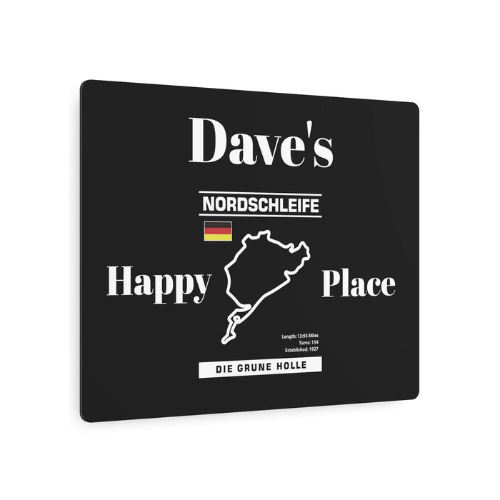 Personalized Nurburgring Nordschleife Happy Place Garage Sign
