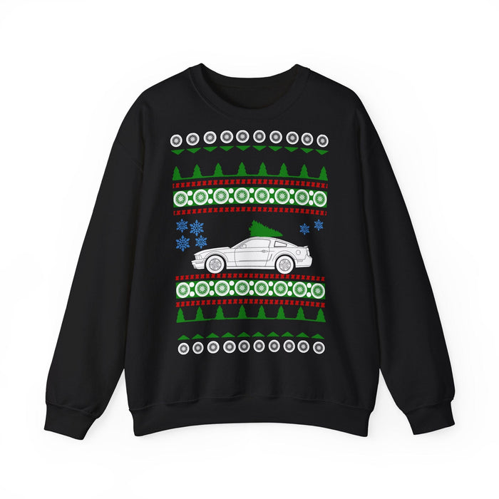 2011 5th Gen Mustang Ugly Christmas Sweater Sweatshirt for European Customers ONLY--Prints and ships from Europe