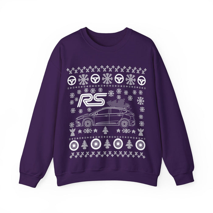 Focus RS 2018+ Ugly christmas Sweater for UK customers ONLY---Prints and ships from within the UK