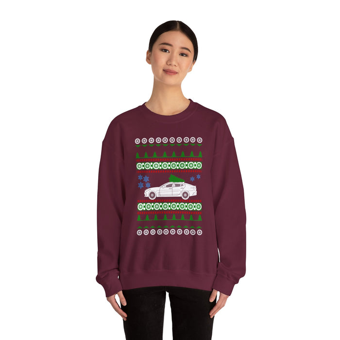 Korean Car like a Stinger Ugly Christmas Sweater Sweatshirt for Canadian Customers ONLY--This item with print and ship from within Canada