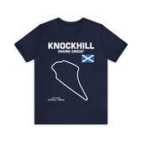 Track Outline Series Knockhill Racing Circuit for UK customers only---Prints and ships from within the UK
