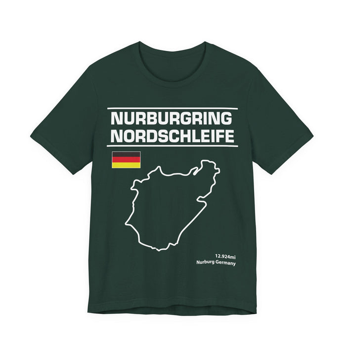 Nurburgring Nordschleife Short Sleeve T-shirt