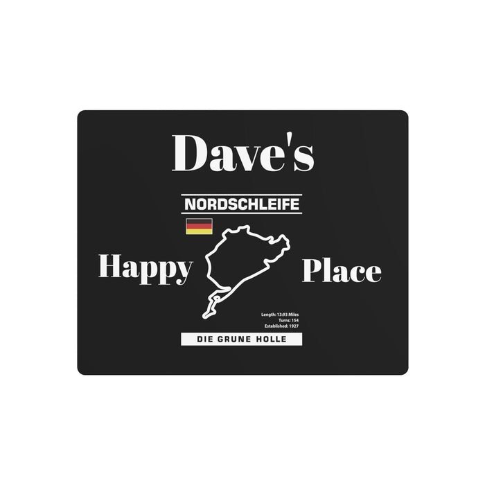 Personalized Nurburgring Nordschleife Happy Place Garage Sign