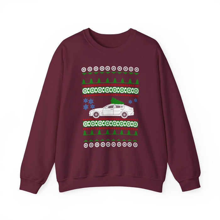 Korean Car like a Stinger Ugly Christmas Sweater Sweatshirt for Canadian Customers ONLY--This item with print and ship from within Canada