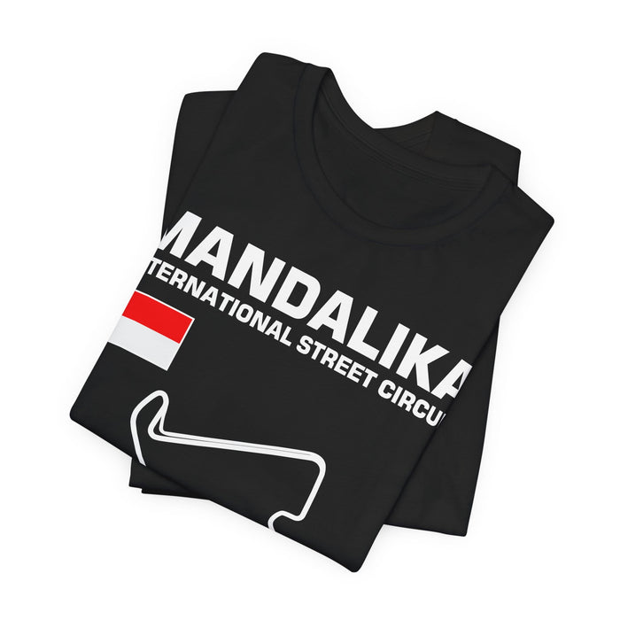 Mandalika International Street Circuit Track Outline T-shirt for European Customers ONLY-- this item prints and ships from within Europe