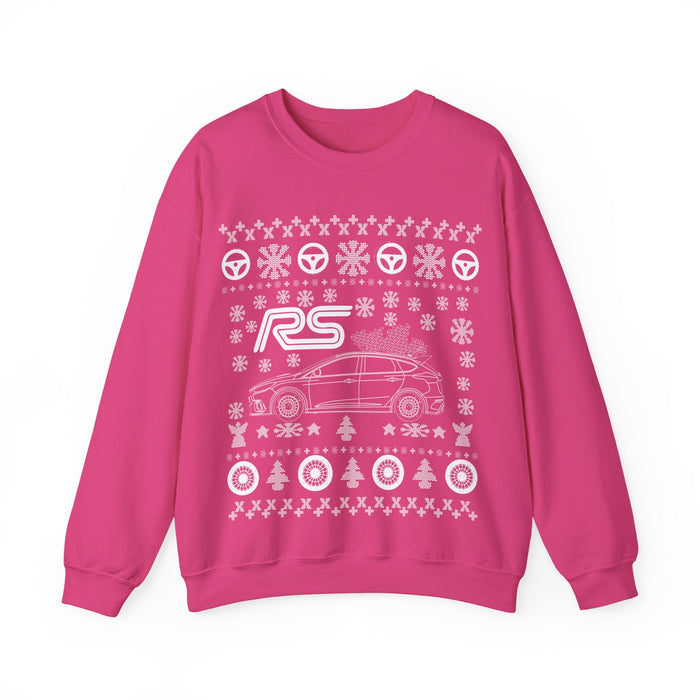 Focus RS 2018+ Ugly christmas Sweater for UK customers ONLY---Prints and ships from within the UK