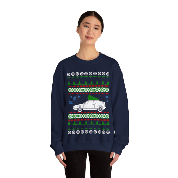 Car like a Scirocco mk2 16v ugly christmas sweater for European customers ONLY (prints and ships from within Europe)