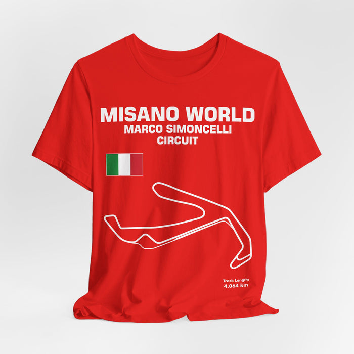 Track Outline Misano World Circuit for UK Customers ONLY--Prints and ships from the UK.