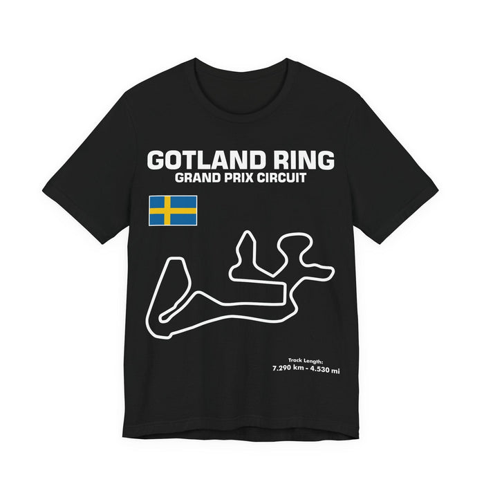 Gotland Ring Sweden Circuit Track Outline for Australian and NZ customers only---this prints and ships from Australia