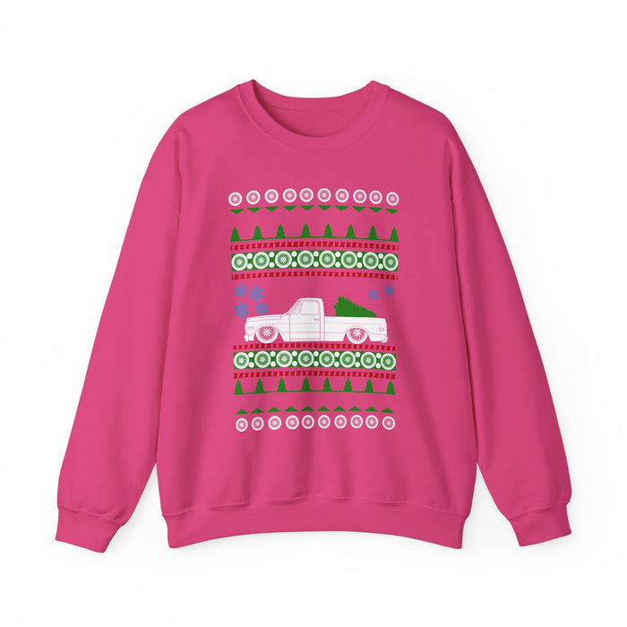C-10 Fleetside 1971 Pick Up Truck Ugly Christmas Sweater for Canadian Customers ONLY--Prints and ships from within Canada