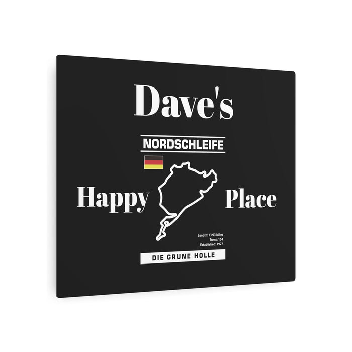 Personalized Nurburgring Nordschleife Happy Place Garage Sign
