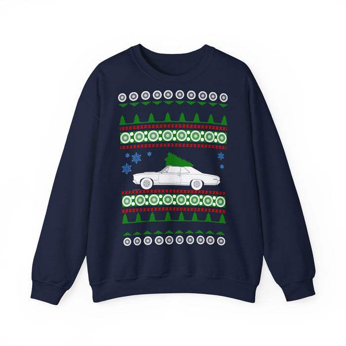 Pontiac GTO Ugly Christmas Sweater Sweatshirt for European Customers ONLY--Item prints and shipped from Germany