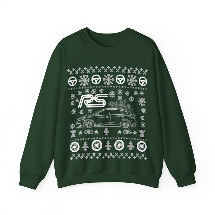 Focus RS 2018+ Ugly christmas Sweater for UK customers ONLY---Prints and ships from within the UK